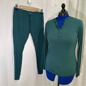 Little Sleepies Green Bamboo Pajama Set